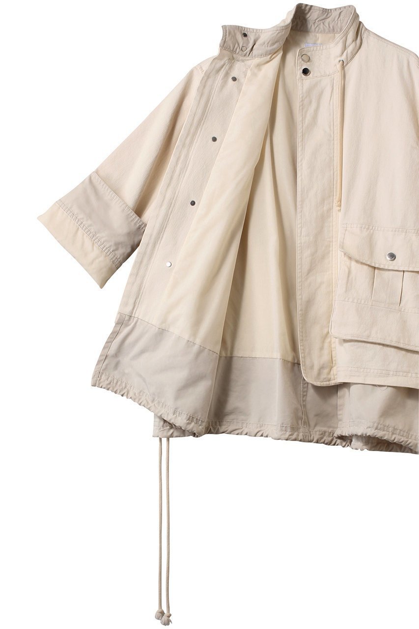 【メゾンスペシャル/MAISON SPECIAL】のMulti Fabric Utility Coat/マルチファブリックユーティリティーコート 大人の最旬トレンドファッション＆コーディネート founy(ファウニー) 　ファッション　Fashion　レディースファッション　Fashion for Women　アウター　Coat / Outerwear Collection　コート・ロングコート・ピーコート　Long Coats, Peacoats & More　カフス　Cuff Design　ショート　Short, Short Length　ジャケット　Jacket, Outerwear　ダメージ　Distressed, Destroyed　デニム　Denim, Jeans Material　トレンド　Trend, Trending Now　ピーチ　Peach, Soft Touch　フラワー　Flower, Floral　プリント　Print, Printed Pattern　羽織　Haori, Light Jacket　ミックス　Mix, Mixed Style　ミリタリー　Military, Army Style　モチーフ　Motif, Design Theme　おすすめ　Recommended / Our Picks　other-6|ID: prp329100004876196 ipo3291000000036370051