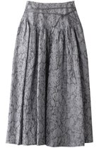 【メゾンスペシャル/MAISON SPECIAL】のJacquard Narrow Belt Volume Silhouette Skirt/ジャガードナローベルトボリュームスカート GRY(グレー)|ID: prp329100004876201 ipo3291000000036370098