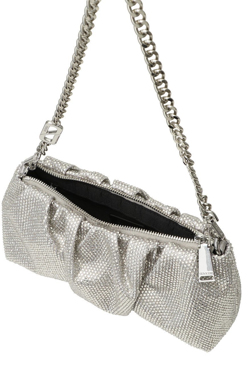 【スタッカート/STACCATO】のシャーリングカクテルバッグ 人気、トレンドファッション・服の通販 founy(ファニー) 　ファッション　Fashion　レディースファッション　Fashion for Women　バッグ　Bags　オケージョン　Occasion Wear　クリスタル　Crystal, Swarovski　シャーリング　Shirring, Ruched　パーティ　Party, Party Style　ラップ　Wrap, Wrap Design　エレガント 上品　Elegant　新作・新入荷　New Arrivals / New In　other-5|ID: prp329100004876202 ipo3291000000036370111