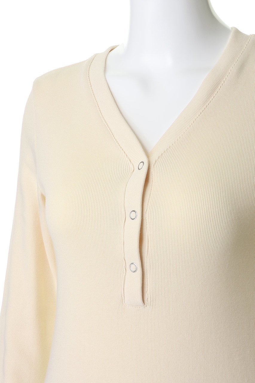 【ミディウミソリッド/MIDIUMISOLID】のrib henley neck P/O プルオーバー 人気、トレンドファッション・服の通販 founy(ファニー) 　ファッション　Fashion　レディースファッション　Fashion for Women　トップス・カットソー　Cut & Sew Tops　シャツ・ブラウス・オフィスカジュアル　Elegant Blouses & Button-Ups　カジュアルプルオーバー・ニットトップス　Pullovers & Knit Tops / Casual Pullovers　おすすめ　Recommended / Our Picks　インナー　Innerwear　ショート　Short, Short Length　シンプル　Simple, Minimal　スリーブ　Sleeve, Long Sleeve / Short Sleeve　ベーシック　Basic, Essential　新作・新入荷　New Arrivals / New In　other-5|ID: prp329100004876205 ipo3291000000036370134