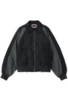 【メゾンスペシャル/MAISON SPECIAL】の【UNISEX】ニットドッキング襟付きブルゾン BLK(ブラック)|ID: prp329100004876208 ipo3291000000036370154