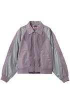 【メゾンスペシャル/MAISON SPECIAL】の【UNISEX】ニットドッキング襟付きブルゾン PNK(ピンク)|ID: prp329100004876208 ipo3291000000036897731