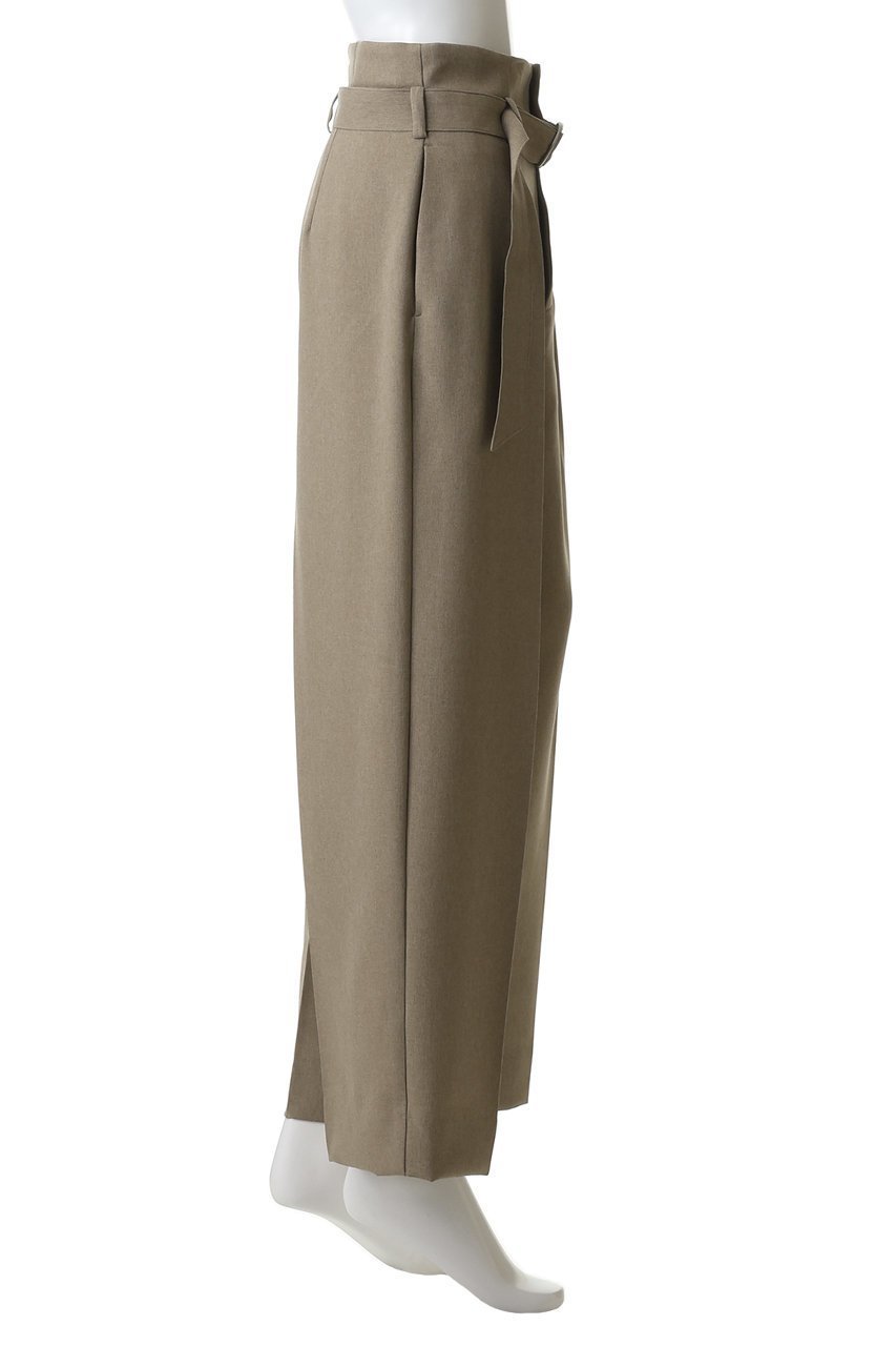 【ミディウミソリッド/MIDIUMISOLID】のbelted slacks スラックス 人気、トレンドファッション・服の通販 founy(ファニー) 　ファッション　Fashion　レディースファッション　Fashion for Women　パンツ　Pants & Trousers　スラックス　Slacks, Dress Pants　センター　Center, Center Line　ワイド　Wide, Wide Fit　夏　Summer　新作・新入荷　New Arrivals / New In　春　Spring　S/S・春夏　SS, Spring/Summer, Warm Season　other-3|ID: prp329100004876209 ipo3291000000036370166