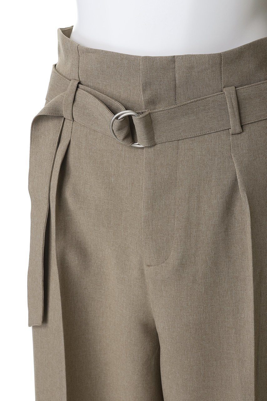 【ミディウミソリッド/MIDIUMISOLID】のbelted slacks スラックス 人気、トレンドファッション・服の通販 founy(ファニー) 　ファッション　Fashion　レディースファッション　Fashion for Women　パンツ　Pants & Trousers　スラックス　Slacks, Dress Pants　センター　Center, Center Line　ワイド　Wide, Wide Fit　夏　Summer　新作・新入荷　New Arrivals / New In　春　Spring　S/S・春夏　SS, Spring/Summer, Warm Season　other-5|ID: prp329100004876209 ipo3291000000036370168