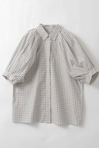 【ハー/HER.】の【3/19 12:00販売開始】ショルダータックチェックブラウス 人気、トレンドファッション・服の通販 founy(ファニー) ファッション Fashion レディースファッション Fashion for Women トップス・カットソー Cut & Sew Tops シャツ・ブラウス・オフィスカジュアル Elegant Blouses & Button-Ups ショート Short, Short Length シンプル Simple, Minimal スリーブ Sleeve, Long Sleeve / Short Sleeve ダウン Down, Puffer チェック Check, Plaid, Tartan デニム Denim, Jeans Material モノトーン Monotone, Black and White 夏 Summer 新作・新入荷 New Arrivals / New In thumbnail ベージュ|ID: prp329100004876220 ipo3291000000036370222