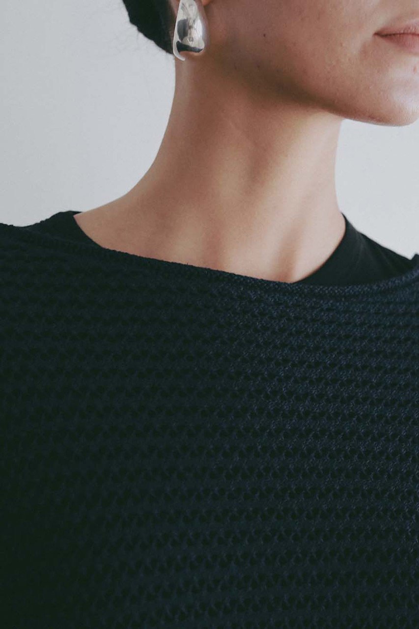 【ハー/HER.】の【3/19 12:00販売開始】ニットメッシュプルオーバー 人気、トレンドファッション・服の通販 founy(ファニー) 　ファッション　Fashion　レディースファッション　Fashion for Women　トップス・カットソー　Cut & Sew Tops　ニット　Knit Tops & Sweaters　カジュアルプルオーバー・ニットトップス　Pullovers & Knit Tops / Casual Pullovers　インナー　Innerwear　ボトム　Bottoms, Lower Wear　ボーダー　Border, Stripe　メッシュ　Mesh, Net Fabric　新作・新入荷　New Arrivals / New In　other-8|ID: prp329100004876228 ipo3291000000036370289