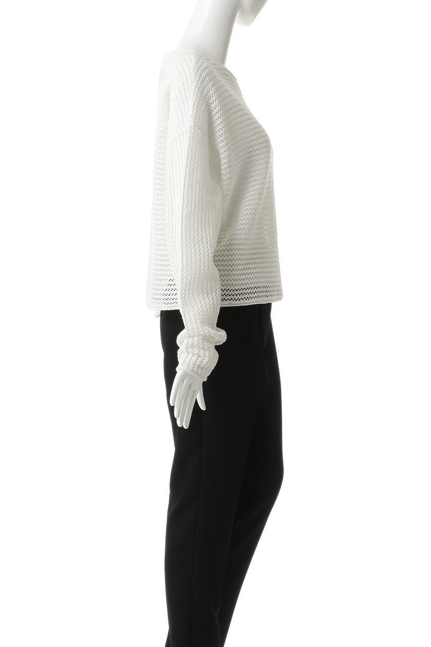 【ハー/HER.】のニットメッシュプルオーバー 大人の最旬トレンドファッション＆コーディネート founy(ファウニー) 　ファッション　Fashion　レディースファッション　Fashion for Women　トップス・カットソー　Cut & Sew Tops　ニット　Knit Tops & Sweaters　カジュアルプルオーバー・ニットトップス　Pullovers & Knit Tops / Casual Pullovers　インナー　Innerwear　ボトム　Bottoms, Lower Wear　ボーダー　Border, Stripe　メッシュ　Mesh, Net Fabric　other-7|ID: prp329100004876228 ipo3291000000037213729