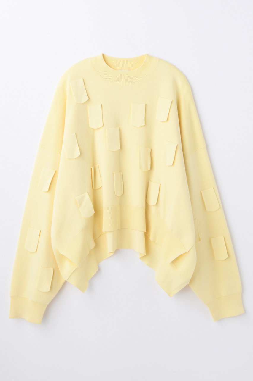 【エンフォルド/ENFOLD】のMONSTER KNIT PULLOVER インテリア・キッズ・メンズ・レディースファッション・服の通販 founy(ファウニー) 　ファッション　Fashion　レディースファッション　Fashion for Women　トップス・カットソー　Cut & Sew Tops　ニット　Knit Tops & Sweaters　カジュアルプルオーバー・ニットトップス　Pullovers & Knit Tops / Casual Pullovers　クロップド　Cropped, Short Length　ランダム　Random, Irregular　ベージュ|ID: prp329100004876231 ipo3291000000036897766