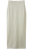 【ハー/HER.】のコットンニットスカート ライトグレー|ID: prp329100004876241 ipo3291000000037240807