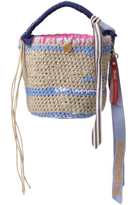 【マディソンブルー/MADISONBLUE】 HAND KNITTING BAG ハンドニットバッグ人気、トレンドファッション・服の通販 founy(ファニー) ファッション Fashion レディースファッション Fashion for Women トップス・カットソー Cut & Sew Tops ニット Knit Tops & Sweaters バッグ Bags エレガント 上品 Elegant コレクション Collection, Seasonal Line ストライプ Stripe, Striped Pattern スペシャル Special, Limited Edition スマート Smart, Elegant 財布 Wallet, Purse トレンド Trend, Trending Now フリンジ Fringe, Tassel ポーチ Pouch, Small Case |ID:prp329100004876245