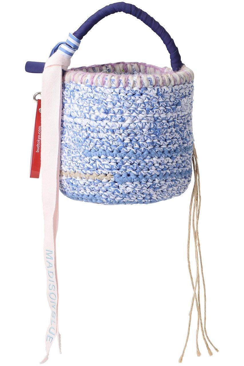 【マディソンブルー/MADISONBLUE】のHAND KNITTING BAG ハンドニットバッグ 人気、トレンドファッション・服の通販 founy(ファニー) 　ファッション　Fashion　レディースファッション　Fashion for Women　トップス・カットソー　Cut & Sew Tops　ニット　Knit Tops & Sweaters　バッグ　Bags　エレガント 上品　Elegant　コレクション　Collection, Seasonal Line　ストライプ　Stripe, Striped Pattern　スペシャル　Special, Limited Edition　スマート　Smart, Elegant　財布　Wallet, Purse　トレンド　Trend, Trending Now　フリンジ　Fringe, Tassel　ポーチ　Pouch, Small Case　other-3|ID: prp329100004876245 ipo3291000000036371372