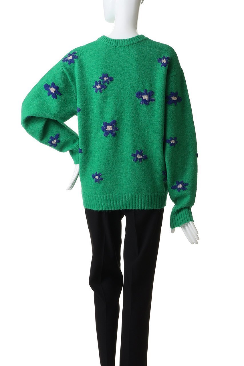 【メゾンスペシャル/MAISON SPECIAL】のMany Flower Knit Pullover/メニーフラワーニットプルオーバー 大人の最旬トレンドファッション＆コーディネート founy(ファウニー) 　ファッション　Fashion　レディースファッション　Fashion for Women　トップス・カットソー　Cut & Sew Tops　ニット　Knit Tops & Sweaters　カジュアルプルオーバー・ニットトップス　Pullovers & Knit Tops / Casual Pullovers　スラックス　Slacks, Dress Pants　デニム　Denim, Jeans Material　リラックス　Relax, Relaxed Fit　A/W・秋冬　Autumn/Winter　other-4|ID: prp329100004876248 ipo3291000000036371390