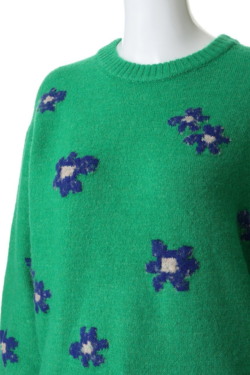 【メゾンスペシャル/MAISON SPECIAL】のMany Flower Knit Pullover/メニーフラワーニットプルオーバー 大人の最旬トレンドファッション＆コーディネート founy(ファウニー) 　ファッション　Fashion　レディースファッション　Fashion for Women　トップス・カットソー　Cut & Sew Tops　ニット　Knit Tops & Sweaters　カジュアルプルオーバー・ニットトップス　Pullovers & Knit Tops / Casual Pullovers　スラックス　Slacks, Dress Pants　デニム　Denim, Jeans Material　リラックス　Relax, Relaxed Fit　A/W・秋冬　Autumn/Winter　other-5|ID: prp329100004876248 ipo3291000000036371392