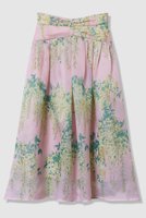 【アルアバイル/allureville】の【LOULOU WILLOUGHBY】RATTI オーガンフラワースカート 人気、トレンドファッション・服の通販 founy(ファニー) ファッション Fashion レディースファッション Fashion for Women スカート Skirts ロングスカート Long Skirts / Maxi & Midi Skirts イエロー Yellow イタリア Italy オーガンジー Organza Fabric フラワー Flower, Floral プリント Print, Printed Pattern ヨーク Yoke, Yoke Design ロング Long, Long-Length 春 Spring |ID:prp329100004876266