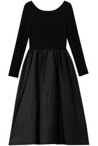 【アルアバイル/allureville】のタフタドッキングニットワンピース 大人の最旬トレンドファッション＆コーディネート founy(ファウニー) ファッション Fashion レディースファッション Fashion for Women ワンピース Dresses ニットワンピース Knit Dresses チュニック Tunic Tops & Dresses アクセサリー Fashion Accessories エレガント 上品 Elegant シューズ Shoes, Footwear ダウン Down, Puffer チュニック Tunic, Long Top ドッキング Docking, Mixed Material ドレス Dress, One-Piece バランス Balance, Style Balance パーティ Party, Party Style パール Pearl, Pearl Accent フラット Flat, Flat Shoes ロング Long, Long-Length 羽織 Haori, Light Jacket thumbnail ブラック|ID: prp329100004876276 ipo3291000000036678851