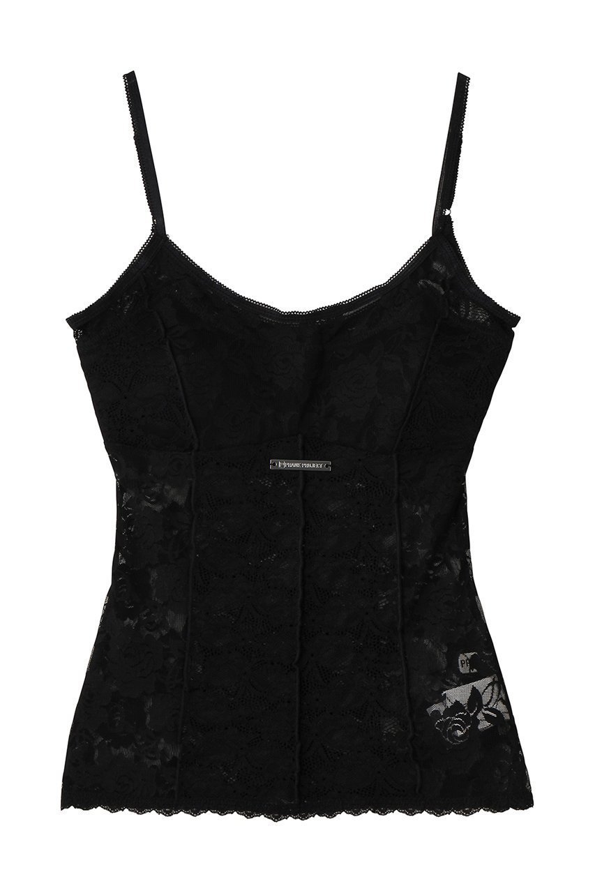 【プランク プロジェクト/PRANK PROJECT】のカップインレースキャミ インテリア・キッズ・メンズ・レディースファッション・服の通販 founy(ファニー) 　ファッション　Fashion　レディースファッション　Fashion for Women　トップス・カットソー　Cut & Sew Tops　キャミソール&ノースリーブ　Camisoles & Sleeveless Tops　シャツ・ブラウス・オフィスカジュアル　Elegant Blouses & Button-Ups　ロングTシャツ・Tシャツ　Longline T-Shirts & Tees　カットソー・ベーシックTシャツ　Cut-and-Sewn Tops / Stretch Tees & Basics　おすすめ　Recommended / Our Picks　インナー　Innerwear　キャミソール　Camisole, Spaghetti Strap Top　ジャケット　Jacket, Outerwear　ストレッチ　Stretch, Stretchy Fabric　タンク　Tank Top, Sleeveless Top　フィット　Fit, Slim Fit　レース　Lace, Lace Fabric　BLK(ブラック)|ID: prp329100004876282 ipo3291000000036371684