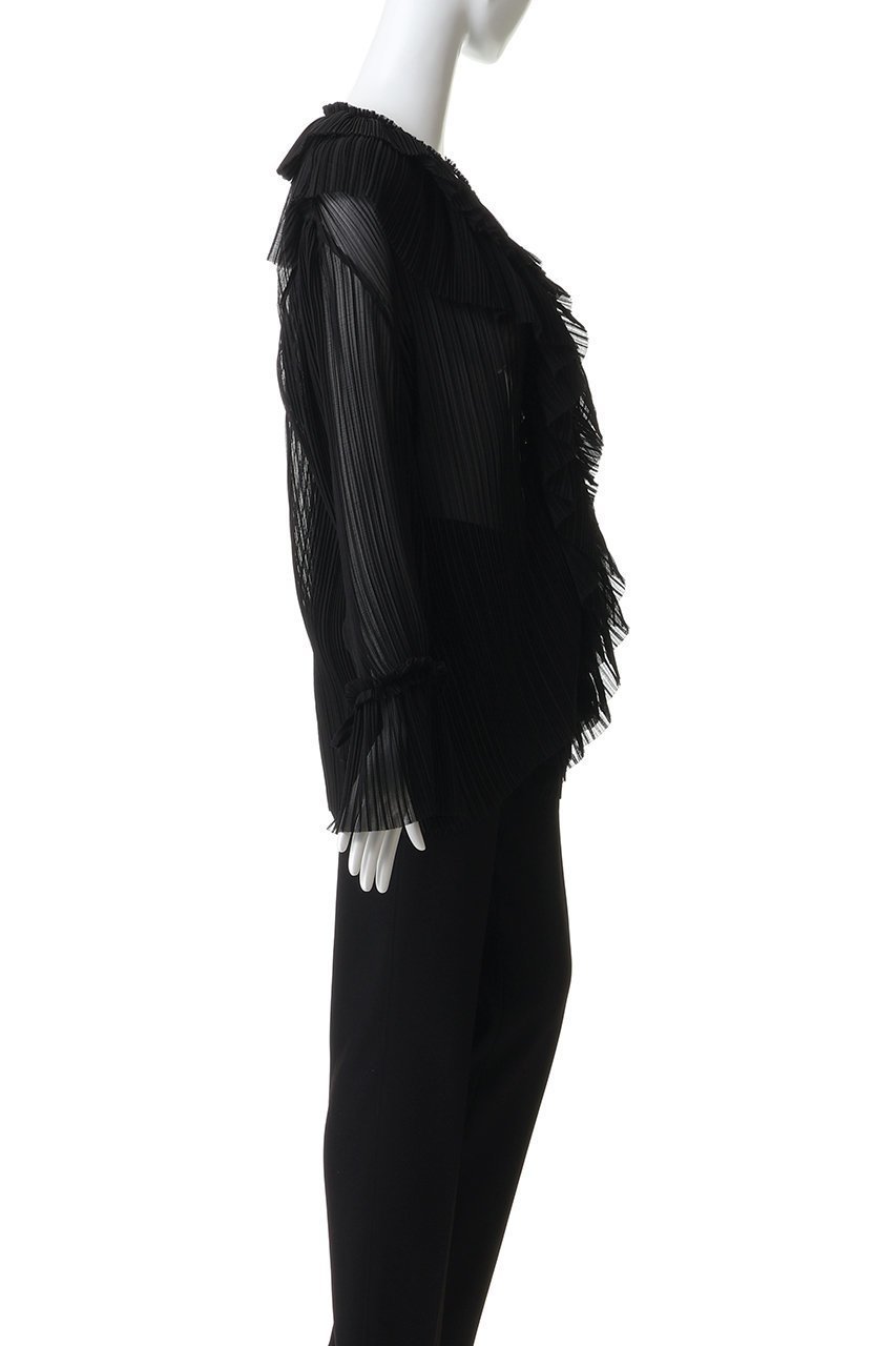 【プランク プロジェクト/PRANK PROJECT】のクレープシフォンチュニック 人気、トレンドファッション・服の通販 founy(ファニー) 　ファッション　Fashion　レディースファッション　Fashion for Women　ワンピース　Dresses　チュニック　Tunic Tops & Dresses　エアリー　Airy Texture　シフォン　Chiffon, Lightweight Fabric　チュニック　Tunic, Long Top　ドレープ　Drape, Draping Fabric　フェミニン　Feminine, Girly　フロント　Front, Front Design　プリーツ　Pleats, Pleated　リボン　Ribbon, Bow　再入荷　Restock / Back in Stock　other-3|ID: prp329100004876285 ipo3291000000036371731