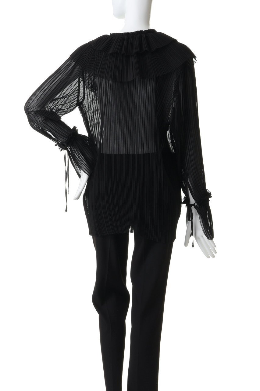 【プランク プロジェクト/PRANK PROJECT】のクレープシフォンチュニック 人気、トレンドファッション・服の通販 founy(ファニー) 　ファッション　Fashion　レディースファッション　Fashion for Women　ワンピース　Dresses　チュニック　Tunic Tops & Dresses　エアリー　Airy Texture　シフォン　Chiffon, Lightweight Fabric　チュニック　Tunic, Long Top　ドレープ　Drape, Draping Fabric　フェミニン　Feminine, Girly　フロント　Front, Front Design　プリーツ　Pleats, Pleated　リボン　Ribbon, Bow　再入荷　Restock / Back in Stock　other-4|ID: prp329100004876285 ipo3291000000036371733