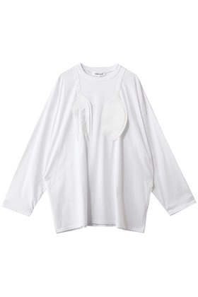 【エンフォルド/ENFOLD】のCUTLERY MOTIF LONG-SLEEVE T-SHIRT 人気、トレンドファッション・服の通販 founy(ファニー) ファッション Fashion レディースファッション Fashion for Women トップス・カットソー Cut & Sew Tops シャツ・ブラウス・オフィスカジュアル Elegant Blouses & Button-Ups ロングTシャツ・Tシャツ Longline T-Shirts & Tees カットソー・ベーシックTシャツ Cut-and-Sewn Tops / Stretch Tees & Basics サテン Satin, Glossy Fabric スリーブ Sleeve, Long Sleeve / Short Sleeve モチーフ Motif, Design Theme ロング Long, Long-Length 今季 This Season, Current Season 定番 Standard, Basic Item |ID:prp329100004876288