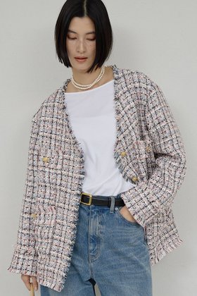 【ガリャルダガランテ/GALLARDAGALANTE】 ツイードジャケット人気、トレンドファッション・服の通販 founy(ファニー) ファッション Fashion レディースファッション Fashion for Women アウター Coat / Outerwear Collection レディースジャケット・軽アウター Jackets クラシカル Classical, Vintage-Inspired ジャケット Jacket, Outerwear ツイード Twill, Twill Weave エレガント 上品 Elegant |ID:prp329100004876302