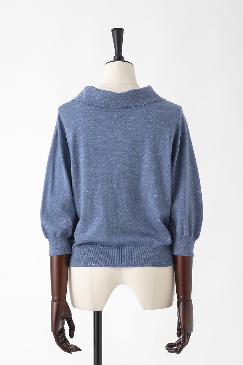 【オーヴィル/EAUVIRE】のカシミヤヘンプニュアンスポロ 大人の最旬トレンドファッション＆コーディネート founy(ファウニー) 　ファッション　Fashion　レディースファッション　Fashion for Women　トップス・カットソー　Cut & Sew Tops　ニット　Knit Tops & Sweaters　カジュアルプルオーバー・ニットトップス　Pullovers & Knit Tops / Casual Pullovers　イタリア　Italy　エレガント 上品　Elegant　シルク　Silk, 100% Silk　ドレープ　Drape, Draping Fabric　バランス　Balance, Style Balance　other-3|ID: prp329100004876306 ipo3291000000036929047