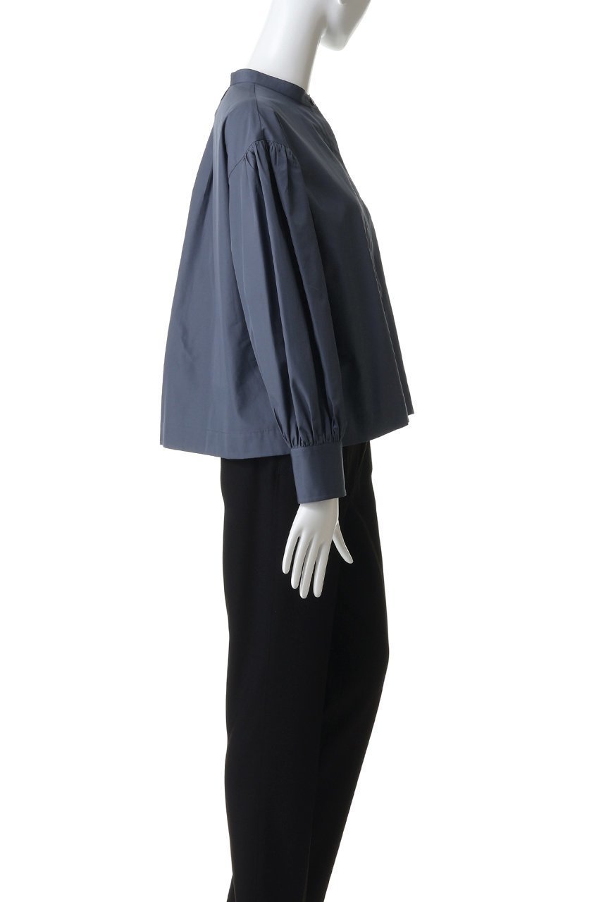 【エブール/ebure】のジェームスコットン バンドカラー長袖シャツ 人気、トレンドファッション・服の通販 founy(ファニー) 　ファッション　Fashion　レディースファッション　Fashion for Women　トップス・カットソー　Cut & Sew Tops　シャツ・ブラウス・オフィスカジュアル　Elegant Blouses & Button-Ups　イタリア　Italy　ギャザー　Gathered, Ruffled　シルク　Silk, 100% Silk　シルケット　Silket, Silky Cotton　スリーブ　Sleeve, Long Sleeve / Short Sleeve　フラット　Flat, Flat Shoes　ロング　Long, Long-Length　エレガント 上品　Elegant　長袖　Long Sleeve, Full Sleeve　other-3|ID: prp329100004876314 ipo3291000000036371963