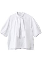 【エブール/ebure】のジェームスコットン 5分袖シャツブラウス 人気、トレンドファッション・服の通販 founy(ファニー) ファッション Fashion レディースファッション Fashion for Women トップス・カットソー Cut & Sew Tops シャツ・ブラウス・オフィスカジュアル Elegant Blouses & Button-Ups イタリア Italy ショート Short, Short Length シルク Silk, 100% Silk シルケット Silket, Silky Cotton シンプル Simple, Minimal スリーブ Sleeve, Long Sleeve / Short Sleeve エレガント 上品 Elegant |ID:prp329100004876316