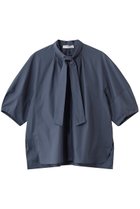 【エブール/ebure】のジェームスコットン 5分袖シャツブラウス ブルー|ID: prp329100004876316 ipo3291000000036371974