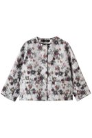 【エブール/ebure】のフェードフラワージャカード ノーカラージャケット 人気、トレンドファッション・服の通販 founy(ファニー) ファッション Fashion レディースファッション Fashion for Women アウター Coat / Outerwear Collection レディースジャケット・軽アウター Jackets ノーカラージャケット / シンプル上品コーデ Collarless Jackets ジャカード／ジャガード Jacquard, Woven Pattern ジャケット Jacket, Outerwear デニム Denim, Jeans Material |ID:prp329100004876325