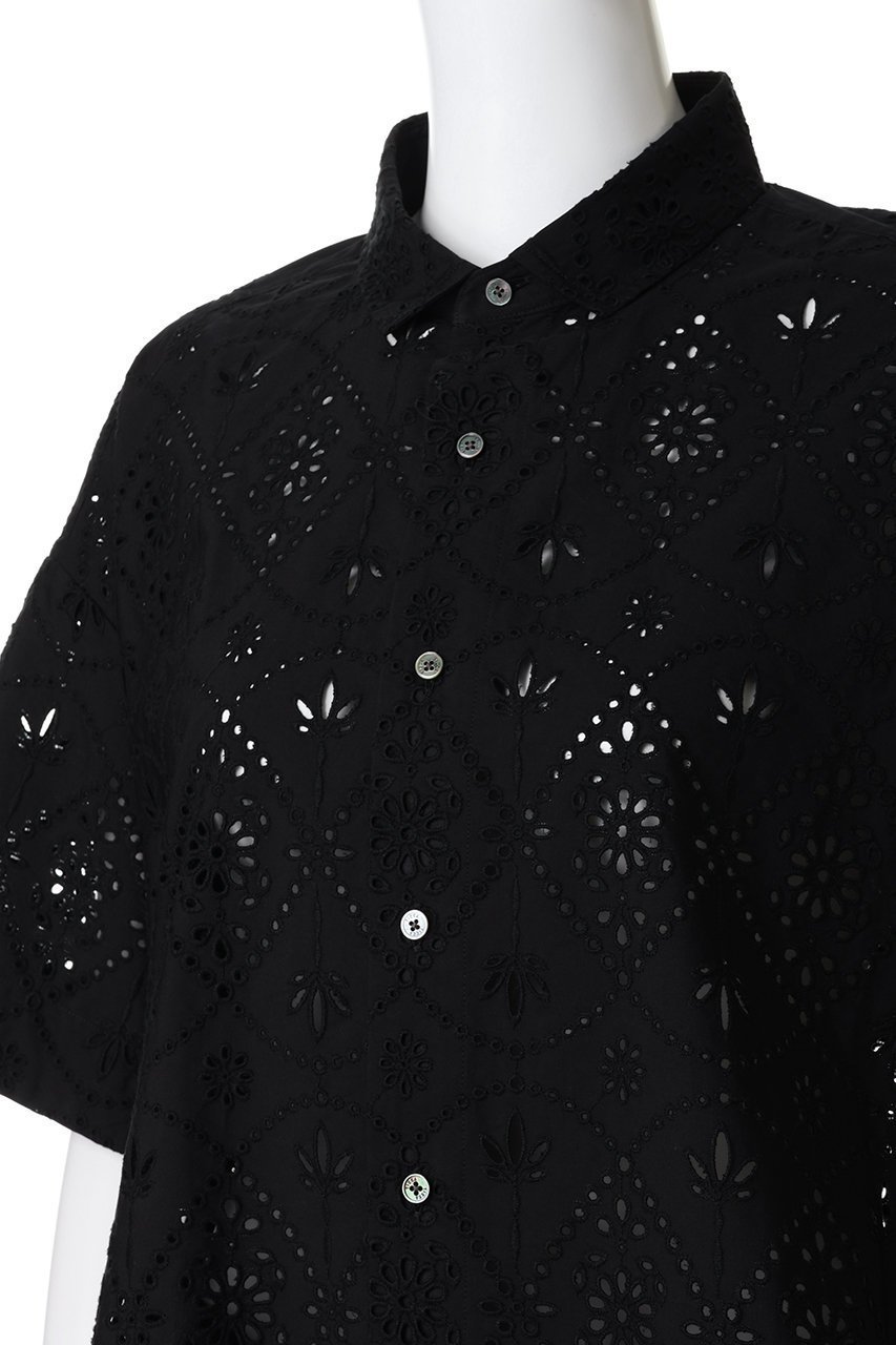 【ティッカ/TICCA】のレース半袖シャツ 人気、トレンドファッション・服の通販 founy(ファニー) 　ファッション　Fashion　レディースファッション　Fashion for Women　トップス・カットソー　Cut & Sew Tops　シャツ・ブラウス・オフィスカジュアル　Elegant Blouses & Button-Ups　ショート　Short, Short Length　スリーブ　Sleeve, Long Sleeve / Short Sleeve　デニム　Denim, Jeans Material　バランス　Balance, Style Balance　フェミニン　Feminine, Girly　フレア　Flare, Flared　レース　Lace, Lace Fabric　半袖　Short Sleeve, Half Sleeve　夏　Summer　春　Spring　S/S・春夏　SS, Spring/Summer, Warm Season　other-5|ID: prp329100004876331 ipo3291000000036372122