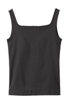 【エブール/ebure】のコットンフライス スクエアネックキャミソール チャコールグレー|ID: prp329100004876347 ipo3291000000036686501