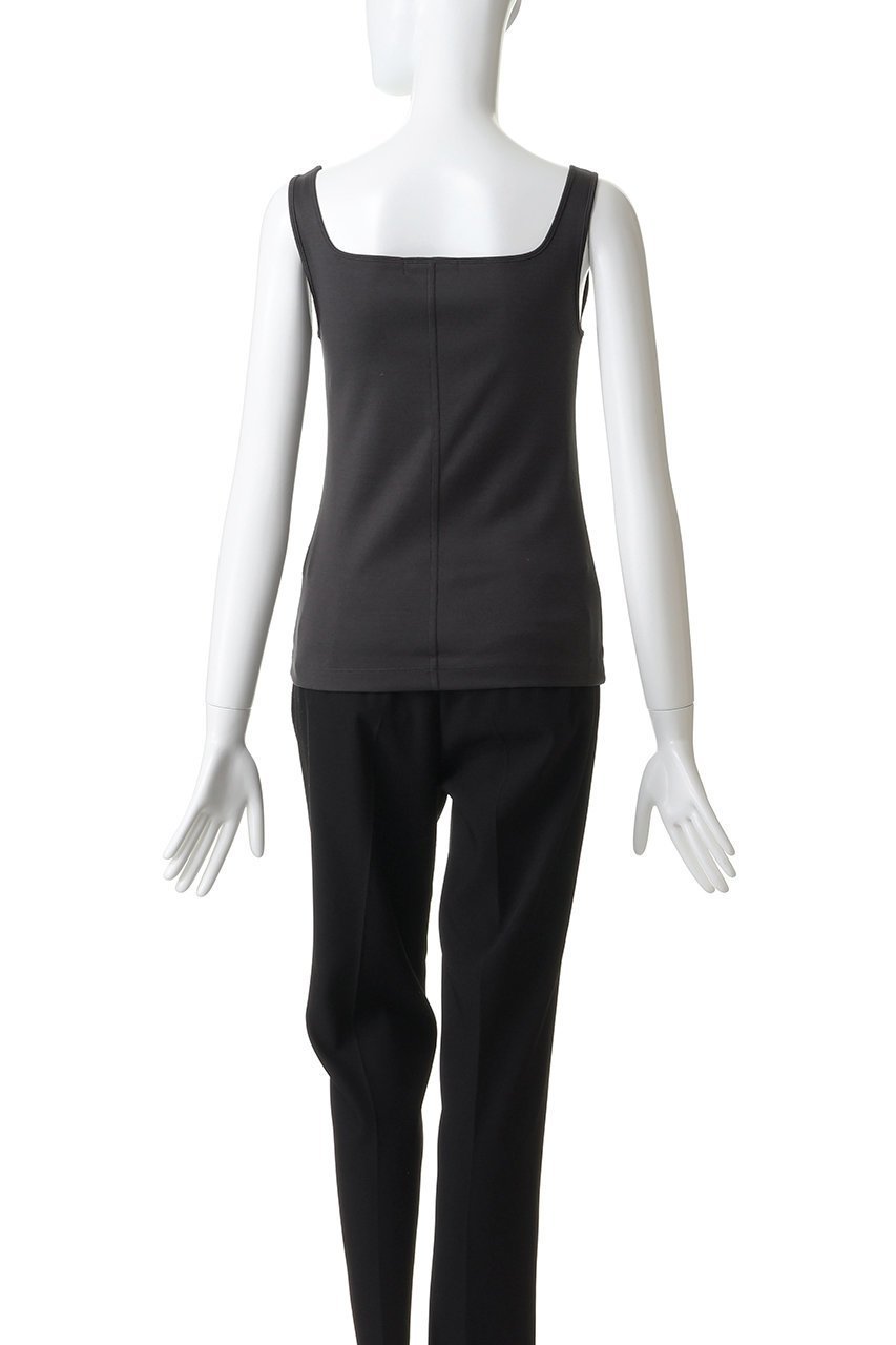 【エブール/ebure】のコットンフライス スクエアネックキャミソール 人気、トレンドファッション・服の通販 founy(ファニー) 　ファッション　Fashion　レディースファッション　Fashion for Women　トップス・カットソー　Cut & Sew Tops　キャミソール&ノースリーブ　Camisoles & Sleeveless Tops　シャツ・ブラウス・オフィスカジュアル　Elegant Blouses & Button-Ups　ロングTシャツ・Tシャツ　Longline T-Shirts & Tees　カットソー・ベーシックTシャツ　Cut-and-Sewn Tops / Stretch Tees & Basics　インナー　Innerwear　キャミソール　Camisole, Spaghetti Strap Top　シルケット　Silket, Silky Cotton　スクエア　Square, Square Shape　タンク　Tank Top, Sleeveless Top　other-4|ID: prp329100004876348 ipo3291000000036372251