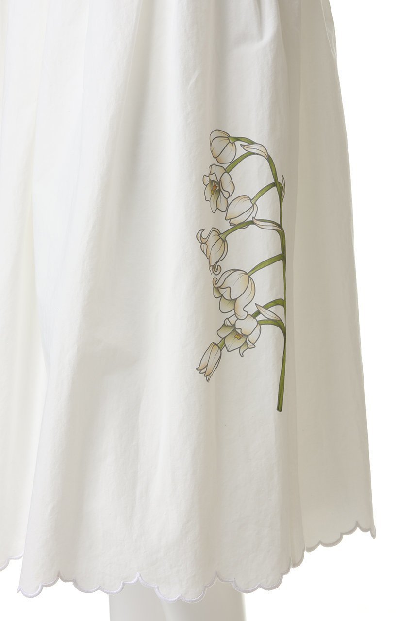 【マディソンブルー/MADISONBLUE】のGATHER SKIRT MUGEUET C/LI ギャザースカート 大人の最旬トレンドファッション＆コーディネート founy(ファウニー) 　ファッション　Fashion　レディースファッション　Fashion for Women　スカート　Skirts　ギャザー　Gathered, Ruffled　コンパクト　Compact, Small Size　プリント　Print, Printed Pattern　リネン　Linen, Linen Fabric　ワッシャー　Washer, Crinkled Finish　other-5|ID: prp329100004876363 ipo3291000000036743704