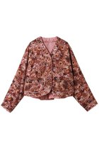 【ルール ロジェット/leur logette】のリバーシブルフラワープリントキュプラジャケット 人気、トレンドファッション・服の通販 founy(ファニー) ファッション Fashion レディースファッション Fashion for Women アウター Coat / Outerwear Collection レディースジャケット・軽アウター Jackets ギャザー Gathered, Ruffled ジャケット Jacket, Outerwear トリミング Trimming, Decorative Edge フラワー Flower, Floral プリント Print, Printed Pattern リバーシブル Reversible, Two-Sided 無地 Plain, Solid Color thumbnail ブラウン|ID: prp329100004876382 ipo3291000000036372546