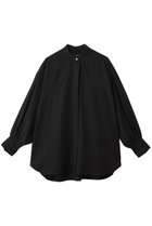 【フローレント/FLORENT】のリネンライクツイル バンドカラーシャツ 人気、トレンドファッション・服の通販 founy(ファニー) ファッション Fashion レディースファッション Fashion for Women トップス・カットソー Cut & Sew Tops シャツ・ブラウス・オフィスカジュアル Elegant Blouses & Button-Ups スリーブ Sleeve, Long Sleeve / Short Sleeve ドレープ Drape, Draping Fabric ファブリック Fabric, Textile ロング Long, Long-Length エレガント 上品 Elegant ビジネス 仕事 通勤 Business / Work / Commuting thumbnail ブラック|ID: prp329100004876384 ipo3291000000036372564