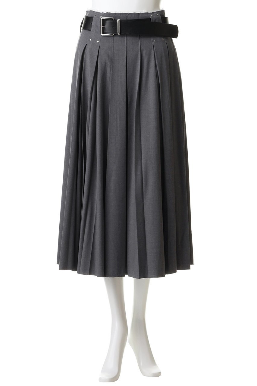 【メゾンスペシャル/MAISON SPECIAL】のBelted Pleated Skirt/ベルテッドプリーツスカート 大人の最旬トレンドファッション＆コーディネート founy(ファウニー) 　ファッション　Fashion　レディースファッション　Fashion for Women　スカート　Skirts　プリーツスカート / 上品フェミニンスタイル　Pleated Skirts　ロングスカート　Long Skirts / Maxi & Midi Skirts　エレガント 上品　Elegant　シンプル　Simple, Minimal　スリット　Slit, Slit Detail　プリーツ　Pleats, Pleated　ロング　Long, Long-Length　再入荷　Restock / Back in Stock　other-2|ID: prp329100004876385 ipo3291000000036729073