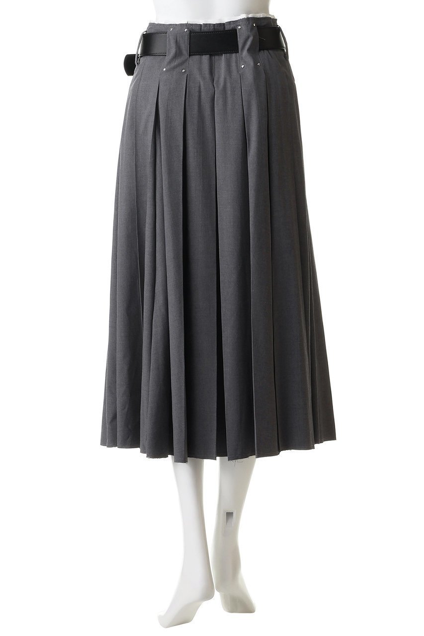 【メゾンスペシャル/MAISON SPECIAL】のBelted Pleated Skirt/ベルテッドプリーツスカート 大人の最旬トレンドファッション＆コーディネート founy(ファウニー) 　ファッション　Fashion　レディースファッション　Fashion for Women　スカート　Skirts　プリーツスカート / 上品フェミニンスタイル　Pleated Skirts　ロングスカート　Long Skirts / Maxi & Midi Skirts　エレガント 上品　Elegant　シンプル　Simple, Minimal　スリット　Slit, Slit Detail　プリーツ　Pleats, Pleated　ロング　Long, Long-Length　再入荷　Restock / Back in Stock　other-4|ID: prp329100004876385 ipo3291000000036729075