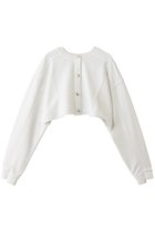 【メゾンスペシャル/MAISON SPECIAL】の2-Way Short Sweat Cardigan/2WAYショートスウェットカーディガン WHT(ホワイト)|ID: prp329100004876388 ipo3291000000036372608