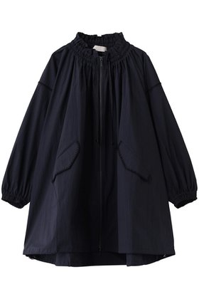 【マリリンムーン/MARILYN MOON】 シャーリングギャザーエンブロイダリーミディブルゾン人気、トレンドファッション・服の通販 founy(ファニー) ファッション Fashion レディースファッション Fashion for Women アウター Coat / Outerwear Collection レディースジャケット・軽アウター Jackets ブルゾンジャケット・スポーティアウター Blouson Jackets エレガント 上品 Elegant ギャザー Gathered, Ruffled シャーリング Shirring, Ruched ジャケット Jacket, Outerwear バランス Balance, Style Balance フラップ Flap, Flap Pocket ブルゾン Blouson, Bomber Jacket ポケット Pocket, Pocket Detail ミドル Middle Length, Mid Height 新作・新入荷 New Arrivals / New In |ID:prp329100004876408