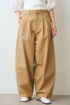 【ウィムガゼット/Whim Gazette】のタックチノパンツ 人気、トレンドファッション・服の通販 founy(ファニー) ファッション Fashion レディースファッション Fashion for Women パンツ Pants & Trousers おすすめ Recommended / Our Picks シンプル Simple, Minimal バランス Balance, Style Balance フォルム Silhouette, Form フランス France, French フロント Front, Front Design ルーズ Loose, Oversized ワイド Wide, Wide Fit thumbnail ベージュ|ID: prp329100004876411 ipo3291000000036372817