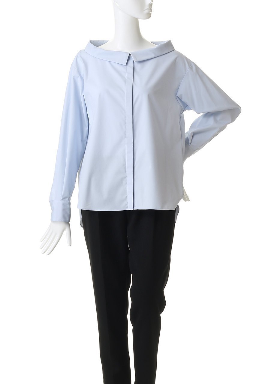 【サードマガジン/THIRD MAGAZINE】のオフショルダーブラウス 人気、トレンドファッション・服の通販 founy(ファニー) 　ファッション　Fashion　レディースファッション　Fashion for Women　トップス・カットソー　Cut & Sew Tops　シャツ・ブラウス・オフィスカジュアル　Elegant Blouses & Button-Ups　スラックス　Slacks, Dress Pants　スリーブ　Sleeve, Long Sleeve / Short Sleeve　センター　Center, Center Line　デニム　Denim, Jeans Material　ファブリック　Fabric, Textile　ロング　Long, Long-Length　other-2|ID: prp329100004876421 ipo3291000000036372894