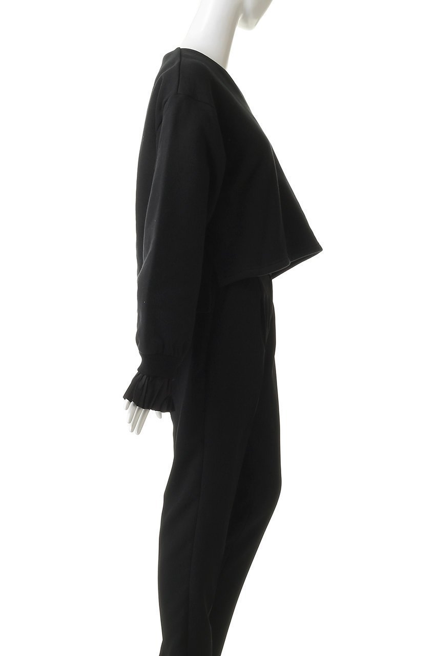 【サードマガジン/THIRD MAGAZINE】のプリーツスリーブVネックスウェット 人気、トレンドファッション・服の通販 founy(ファニー) 　ファッション　Fashion　レディースファッション　Fashion for Women　トップス・カットソー　Cut & Sew Tops　シャツ・ブラウス・オフィスカジュアル　Elegant Blouses & Button-Ups　レディースパーカー・カジュアルフーディー　Casual Hoodies & Sweatshirts　ロングTシャツ・Tシャツ　Longline T-Shirts & Tees　スウェット・クルーネックトップス　Sweatshirts & Crewnecks / Relaxed Fit Sweat Tops　カットソー・ベーシックTシャツ　Cut-and-Sewn Tops / Stretch Tees & Basics　Vネックトップス　V-Neck Tops / V-Cut Neckline Shirts　ショート　Short, Short Length　スウェット / スエット　Sweatshirt, Sweatwear　スリーブ　Sleeve, Long Sleeve / Short Sleeve　プリーツ　Pleats, Pleated　ボトム　Bottoms, Lower Wear　other-3|ID: prp329100004876423 ipo3291000000036372910