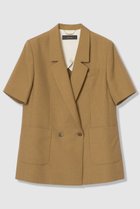 【アルアバイル/allureville】のハーフスリーブジャケット キャメル|ID: prp329100004876427 ipo3291000000036372935