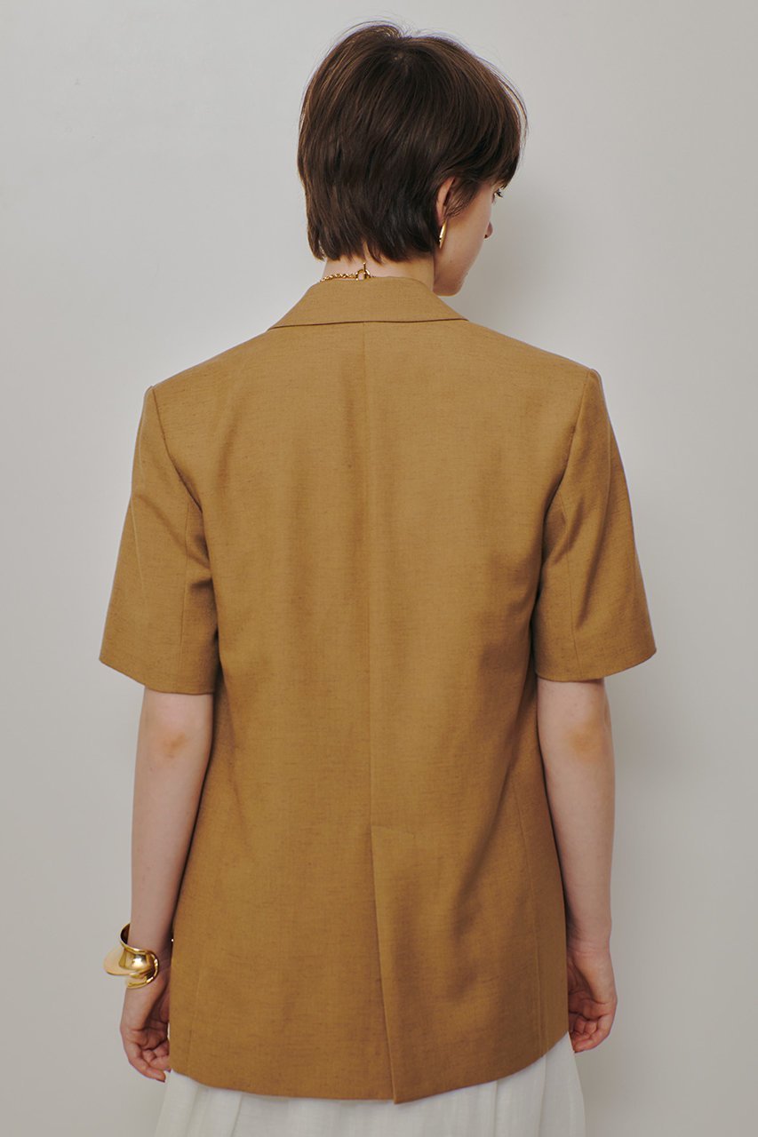 【アルアバイル/allureville】のハーフスリーブジャケット 人気、トレンドファッション・服の通販 founy(ファニー) 　ファッション　Fashion　レディースファッション　Fashion for Women　アウター　Coat / Outerwear Collection　レディースジャケット・軽アウター　Jackets　ジャケット　Jacket, Outerwear　ダブル　Double, Double-Breasted　リネン　Linen, Linen Fabric　半袖　Short Sleeve, Half Sleeve　other-7|ID: prp329100004876428 ipo3291000000036372948