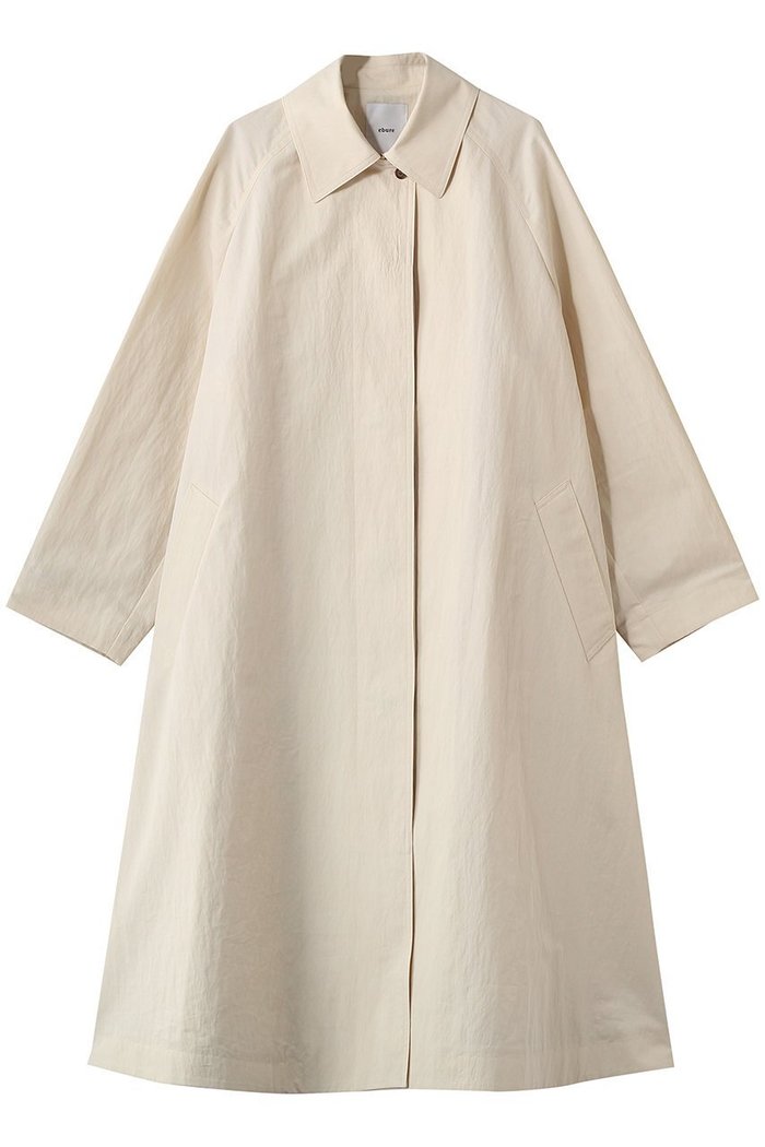 【エブール/ebure】のライトシュリンクコットン ステンカラーコート インテリア・キッズ・メンズ・レディースファッション・服の通販 founy(ファニー) https://founy.com/ ファッション Fashion レディースファッション Fashion for Women アウター Coat / Outerwear Collection コート・ロングコート・ピーコート Long Coats, Peacoats & More おすすめ Recommended / Our Picks シンプル Simple, Minimal スリット Slit, Slit Detail ツイル Twist, Twisted Detail ロング Long, Long-Length ワッシャー Washer, Crinkled Finish |ID: prp329100004876439 ipo3291000000036373055