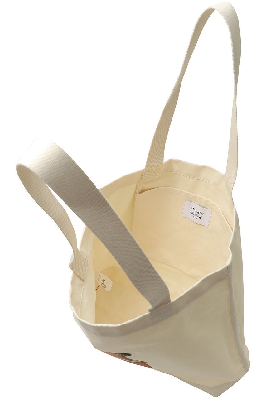 【メゾン キツネ/MAISON KITSUNE】の【UNISEX】DREAMING FOX トートバッグ 人気、トレンドファッション・服の通販 founy(ファニー) 　ファッション　Fashion　レディースファッション　Fashion for Women　バッグ　Bags　ユニセックス　Unisex, Genderless　おすすめ　Recommended / Our Picks　キャンバス　Canvas, Canvas Fabric　スクエア　Square, Square Shape　フロント　Front, Front Design　プリント　Print, Printed Pattern　ワーク　Workwear, Utility Style　新作・新入荷　New Arrivals / New In　旅行　Travel　other-5|ID: prp329100004876446 ipo3291000000036373115