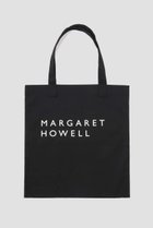 【マーガレットハウエル/MARGARET HOWELL】のCOTTON LOGO BAG ブラック|ID: prp329100004876454 ipo3291000000036744328