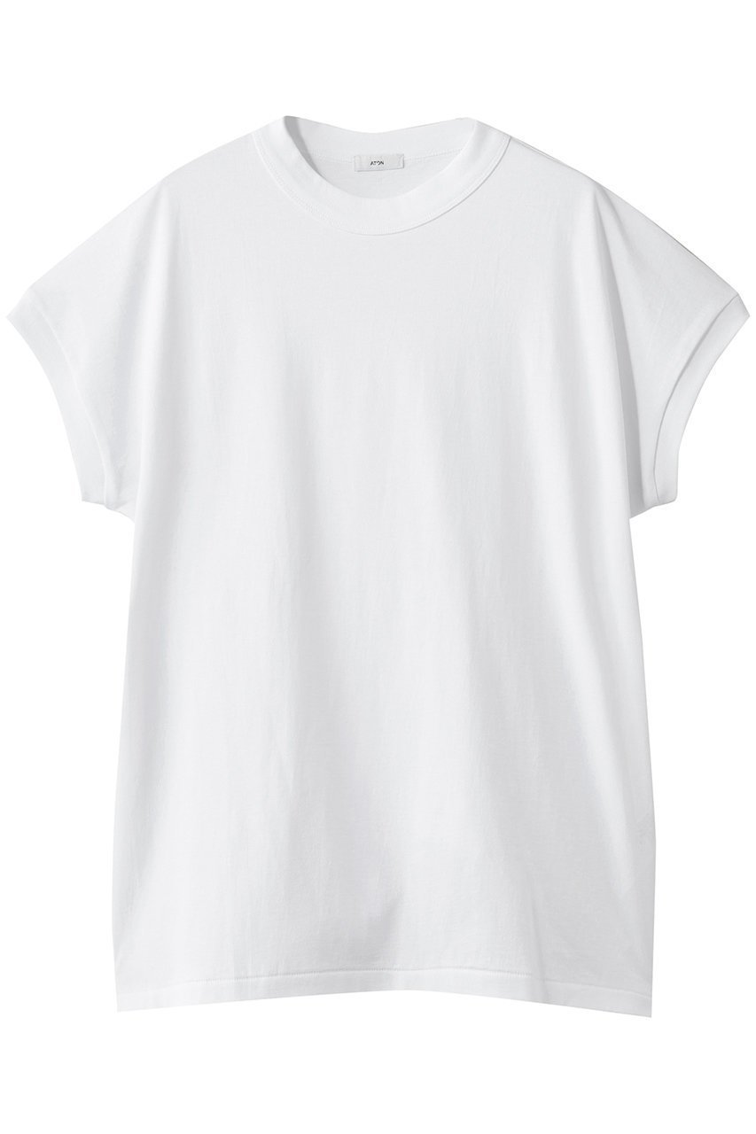 【エイトン/ATON】のDRY コットン ジャージー オーバーサイズ プルオーバー インテリア・キッズ・メンズ・レディースファッション・服の通販 founy(ファウニー) 　ファッション　Fashion　レディースファッション　Fashion for Women　トップス・カットソー　Cut & Sew Tops　シャツ・ブラウス・オフィスカジュアル　Elegant Blouses & Button-Ups　ロングTシャツ・Tシャツ　Longline T-Shirts & Tees　カジュアルプルオーバー・ニットトップス　Pullovers & Knit Tops / Casual Pullovers　カットソー・ベーシックTシャツ　Cut-and-Sewn Tops / Stretch Tees & Basics　キャップ　Cap, Baseball Cap　ショート　Short, Short Length　シンプル　Simple, Minimal　スリーブ　Sleeve, Long Sleeve / Short Sleeve　タンク　Tank Top, Sleeveless Top　バランス　Balance, Style Balance　吸水　Absorbent, Quick-Dry　ウェイト|ID: prp329100004876514 ipo3291000000037023038