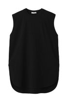 【エイトン/ATON】のDRY コットン ジャージー ラウンド ヘム タンクトップ ブラック|ID: prp329100004876516 ipo3291000000036373631