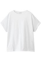 【エイトン/ATON】のSUVIN 60/2 キャップ スリーブ Tシャツ 大人の最旬トレンドファッション＆コーディネート founy(ファウニー) ファッション Fashion レディースファッション Fashion for Women トップス・カットソー Cut & Sew Tops シャツ・ブラウス・オフィスカジュアル Elegant Blouses & Button-Ups ロングTシャツ・Tシャツ Longline T-Shirts & Tees カットソー・ベーシックTシャツ Cut-and-Sewn Tops / Stretch Tees & Basics カットソー Cut and Sewn Top キャップ Cap, Baseball Cap ショート Short, Short Length スリーブ Sleeve, Long Sleeve / Short Sleeve thumbnail ホワイト|ID: prp329100004876518 ipo3291000000037023068